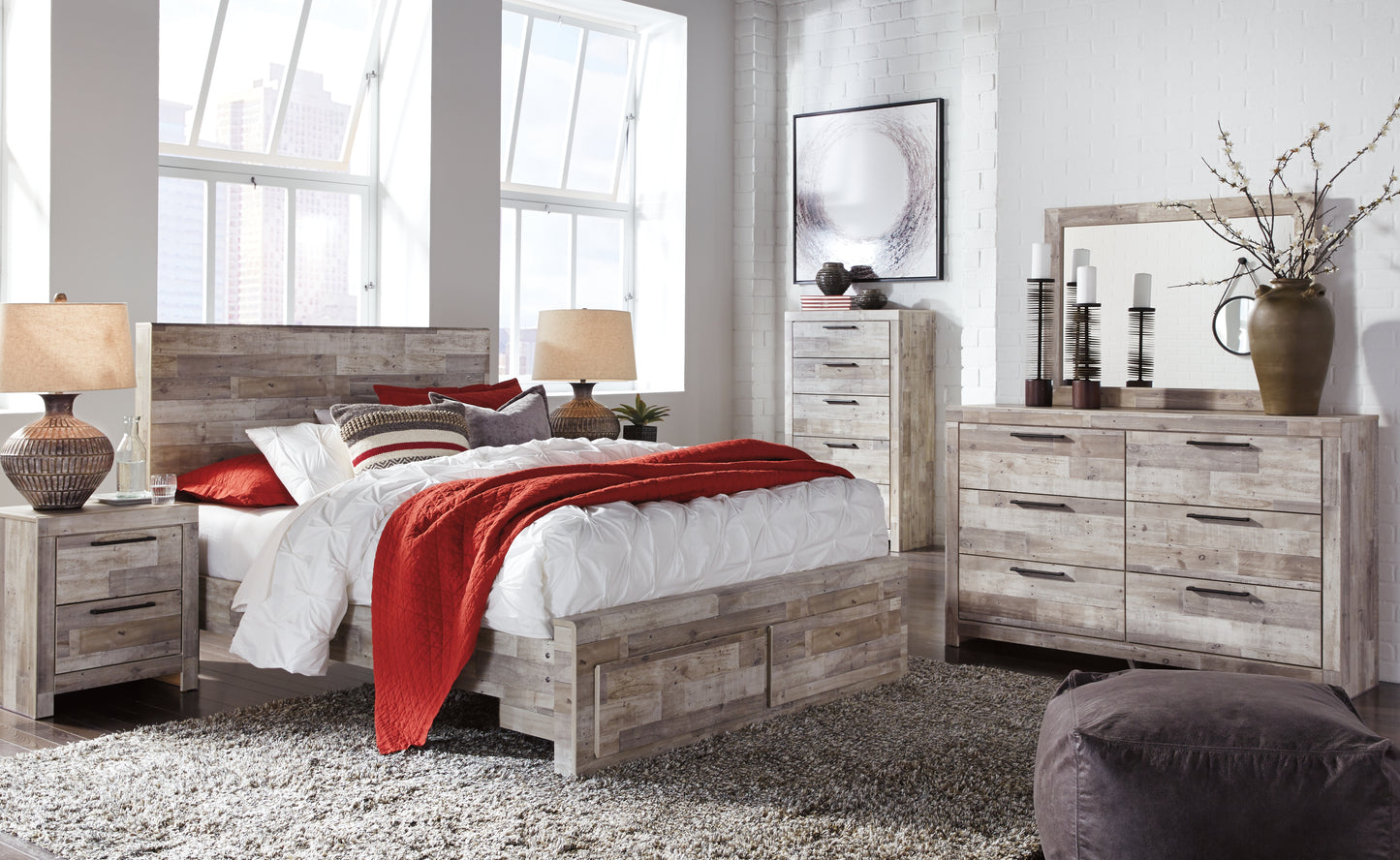 Effie Queen Panel Headboard