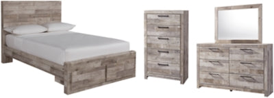 Paquete de dormitorio de 6 piezas
