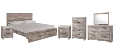 Paquete de dormitorio de 8 piezas