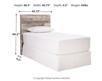 Cama individual con paneles Effie