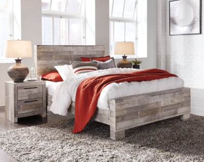 Cama Queen con paneles Effie