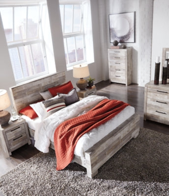 Cama Queen con paneles Effie