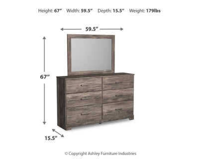 Paquete de dormitorio de 6 piezas