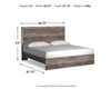 Cama Ralinksi King con paneles