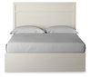 Cama Stelsie Queen con paneles, tocador, espejo y mesita de noche