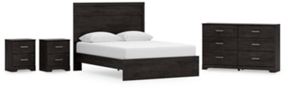 Paquete de dormitorio de 6 piezas