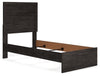 Cama individual con paneles Belachime