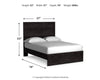 Cama de panel completo Belachime