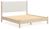 Cama Cadmori King con paneles tapizados