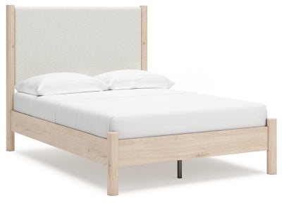 Cama Cadmori con paneles tapizados completos