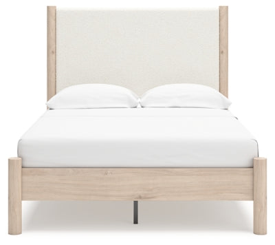 Cama Cadmori con paneles tapizados completos