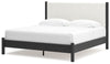 Cama Cadmori King con paneles tapizados