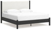 Cama Cadmori King con paneles tapizados