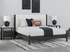 Cama Cadmori King con paneles tapizados