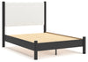 Cama Cadmori con paneles tapizados completos