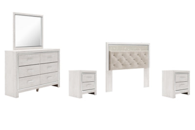 Paquete de dormitorio de 5 piezas