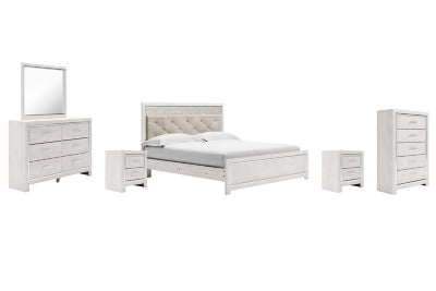 Paquete de dormitorio de 8 piezas