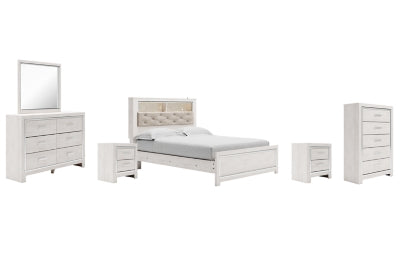 Paquete de dormitorio de 8 piezas