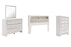Paquete de dormitorio de 4 piezas