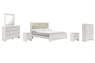 Paquete de dormitorio de 8 piezas