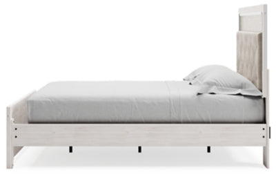 Altyra Queen Upholstered Panel Bed, Dresser, Mirror, Chest and Nightstand