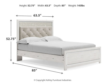 Cama Queen con paneles Altyra