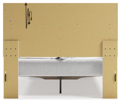 Cama Queen Altyra con almacenamiento tapizada