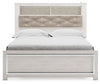 Cama con librería Altyra Queen con paneles
