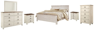 Paquete de dormitorio de 8 piezas