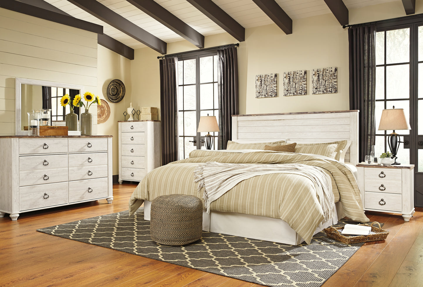 Willowton King/California King Panel Headboard