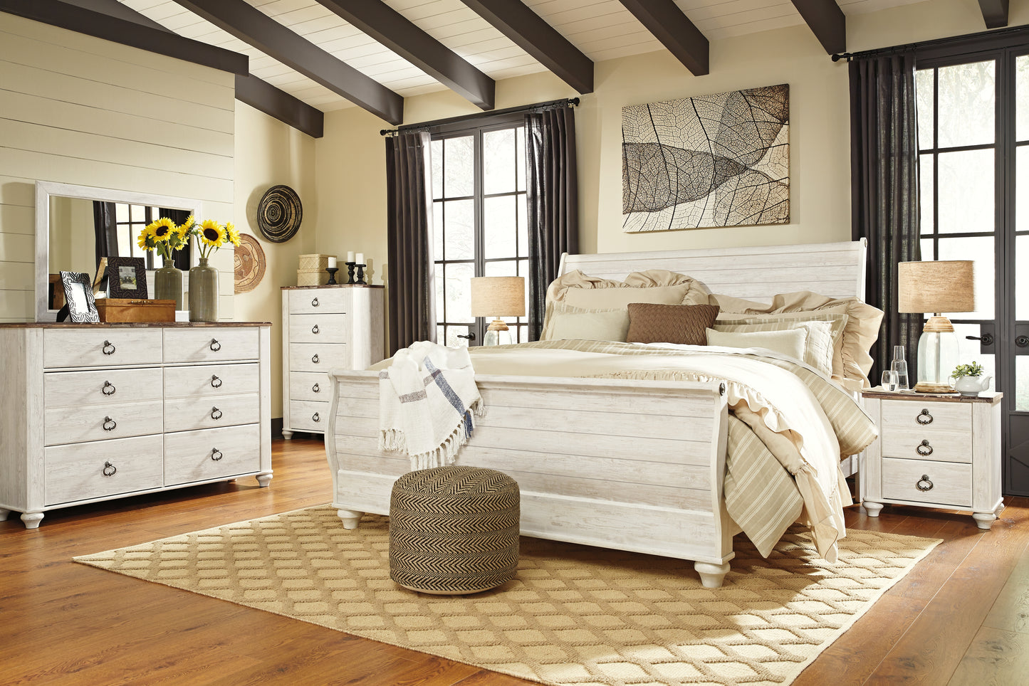 Cama tipo trineo Willowton King