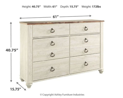 Paquete de dormitorio de 4 piezas