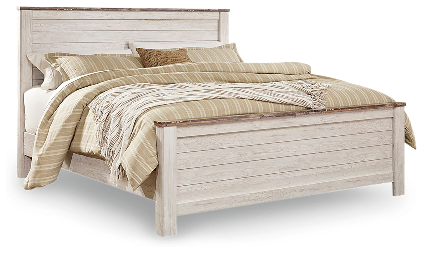 Cama con paneles Willowton California King