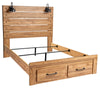 Pasklyn Queen Panel Storage Bed