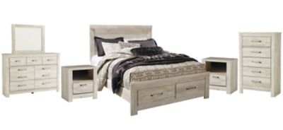 Paquete de dormitorio de 8 piezas