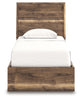 Cama individual con paneles y espacio de almacenamiento Chirason