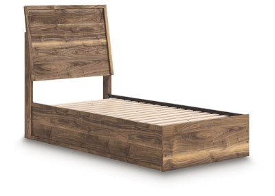 Cama individual con paneles Chirason