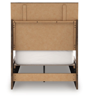 Cama individual con paneles Chirason