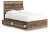 Cama Chirason con paneles completos y almacenamiento