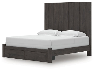 Cama Fraluna King con almacenamiento y paneles