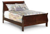Cama de tres plazas Alisdair, cómoda y mesita de noche