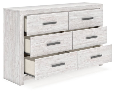 Cayboni King Panel Bed, Dresser and Nightstand