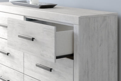 Cayboni King Panel Bed, Dresser and Nightstand