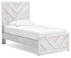 Cama doble con paneles Cayboni