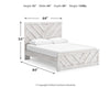 Cama Queen con paneles Cayboni