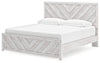 Cama King con paneles Cayboni
