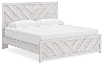 Cayboni King Panel Bed, Dresser and Nightstand
