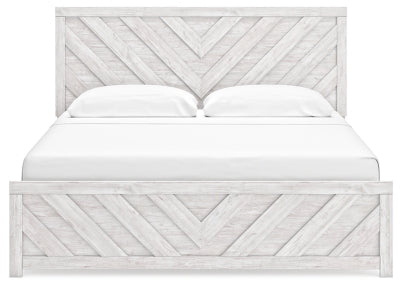Cayboni King Panel Bed, Dresser and Nightstand