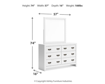 Binterglen Dresser and Mirror
