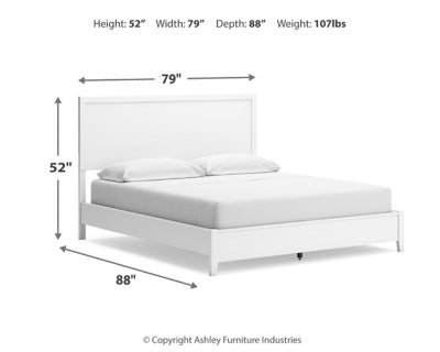 Cama California King con paneles Binterglen
